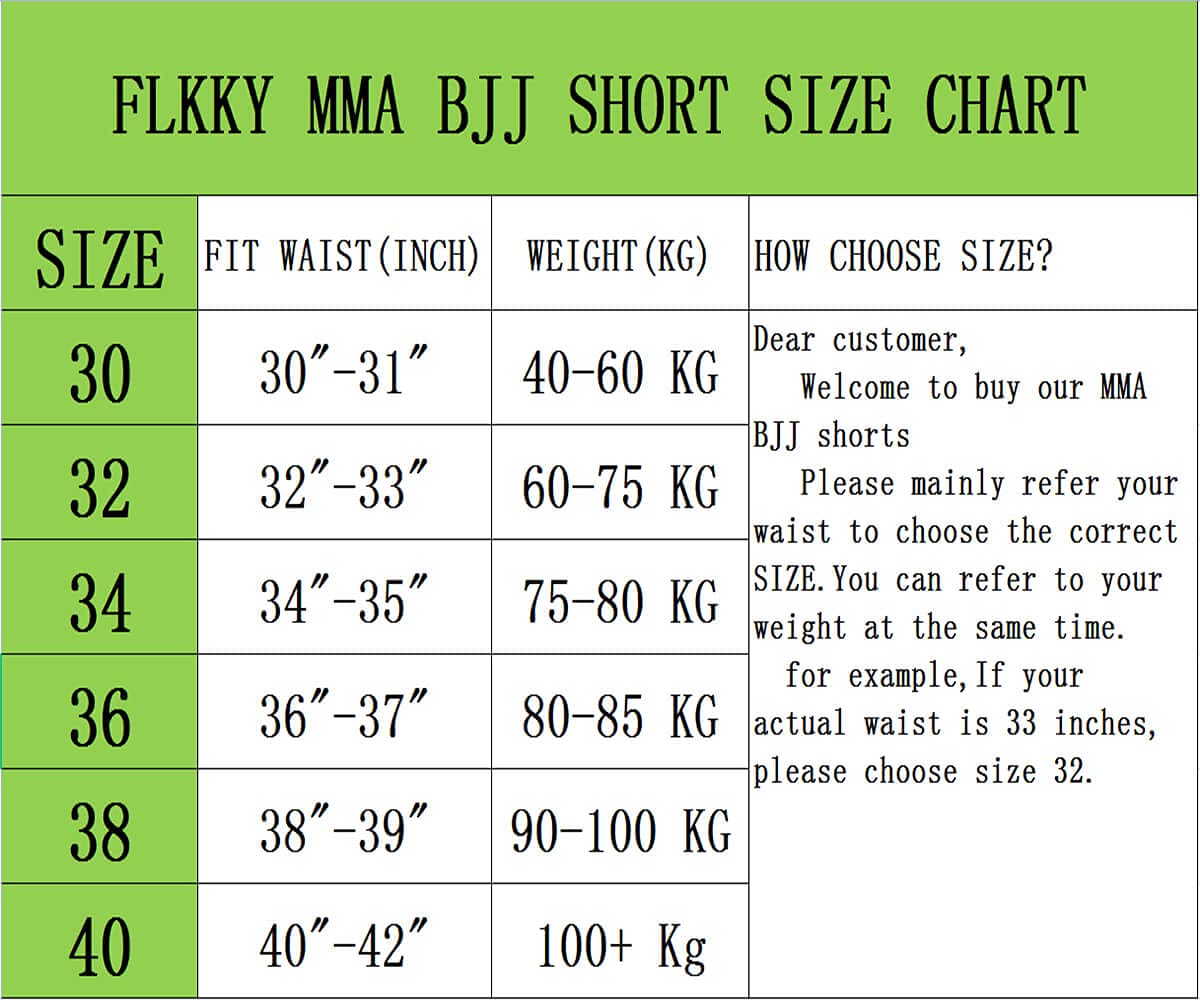 FLKKY MMA BJJ Cross Fight Shorts - No Gi Grappling, Boxing & Jiu Jitsu Training Shorts for Men - Lightweight Gym Workout Shorts with Stretch & Comfort - Perfect for MMA, BJJ, Muay Thai & Fitness Training
