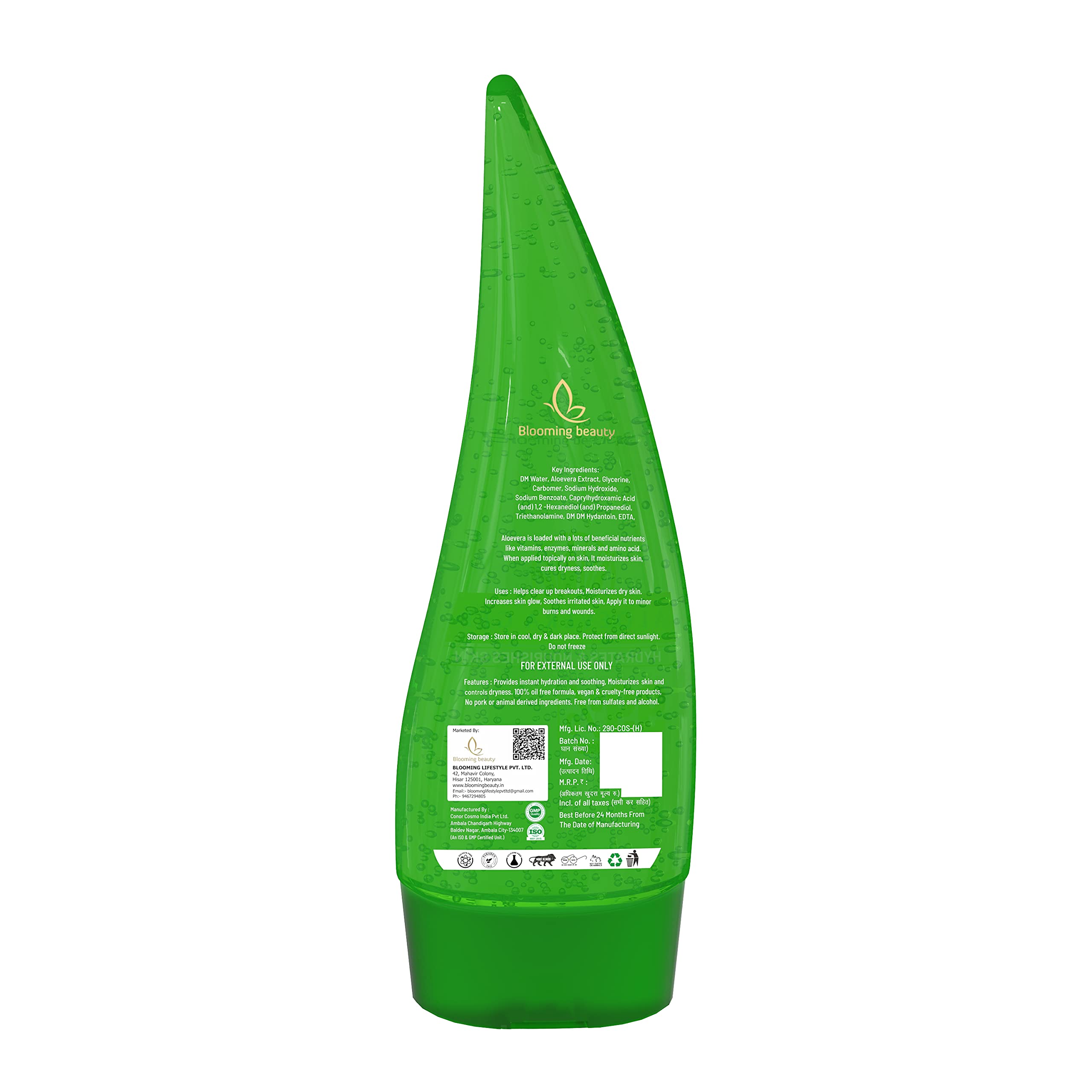 **Aloe Vera Moisturizing Gel for Face, Body & Hair – Hydrating, Brightening & Soothing Skin Care – Dark Circle Treatment – 120ml (Pack of 1) – Perfect for Daily Hydration & Post-Sun Care**