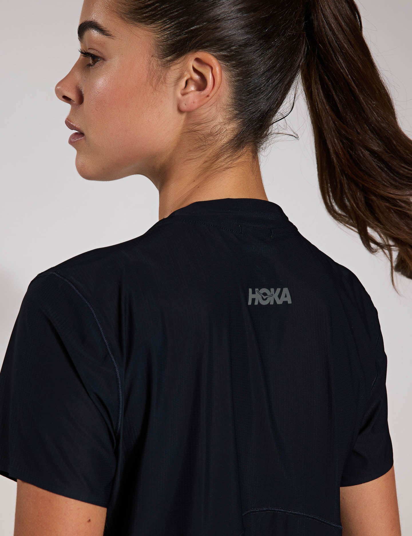 Airolite Women's Running Top - Breathable Black Workout Shirt for Gym, Jogging & Outdoor Sports