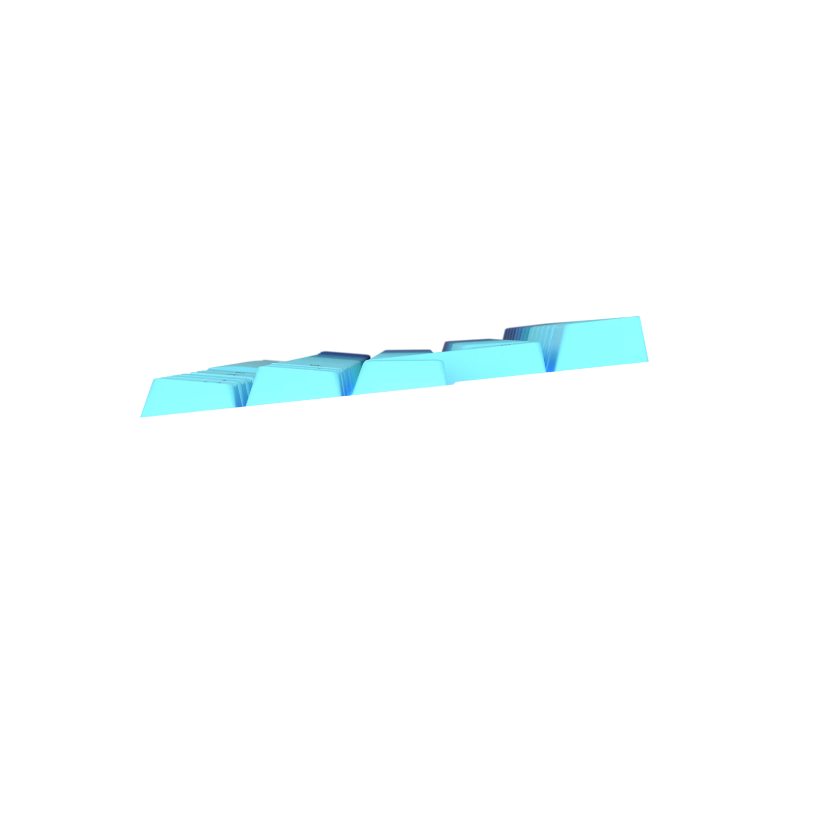 Ocean Nordic Keycaps - PBT Dye-Sublimation Keycap Set for Mechanical Keyboards (Cherry MX Compatible) - Perfect for Gaming, Typing & Custom Keyboard Builds