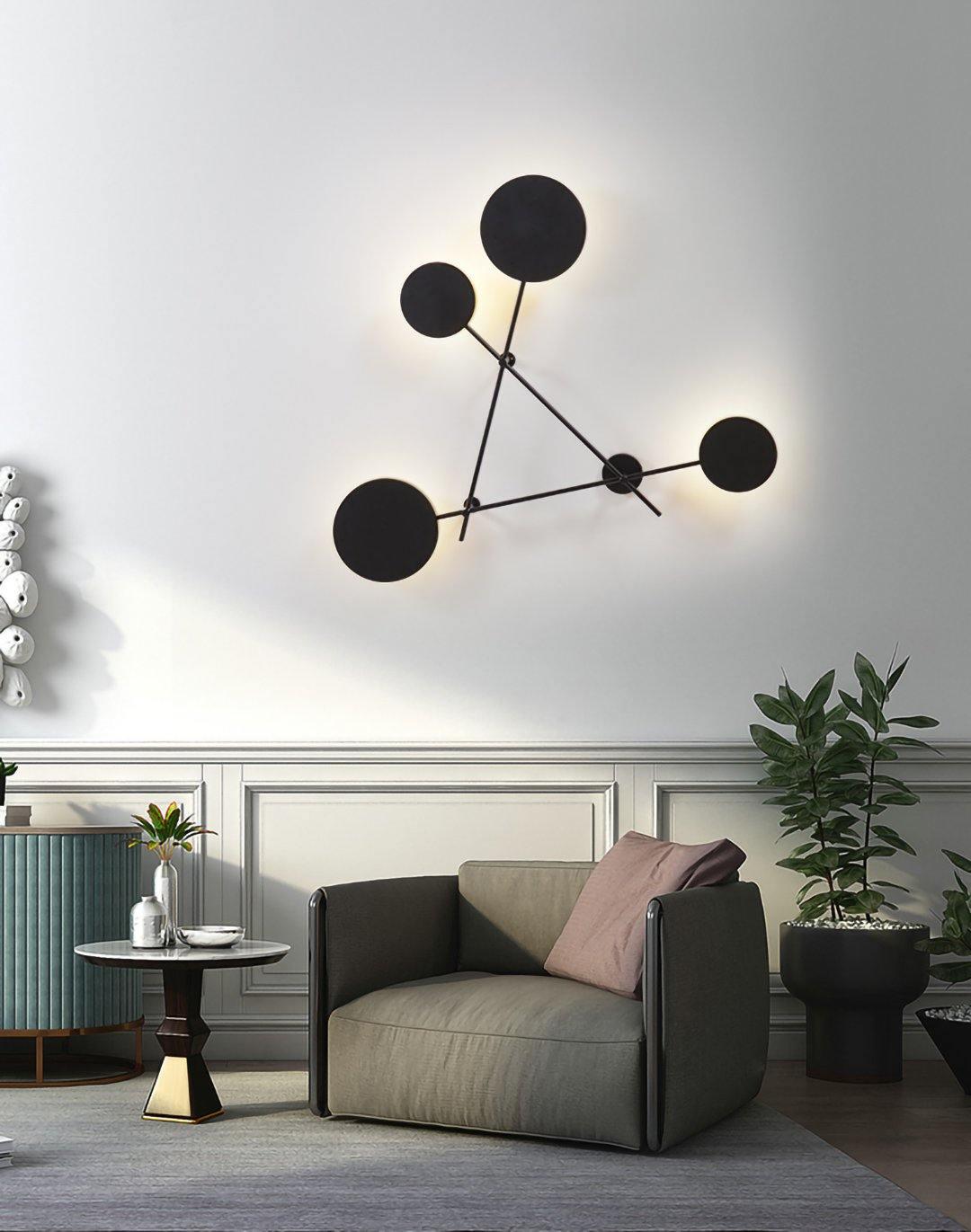 Lride Modern Wall Lamp - Sleek LED Sconce Light Fixture for Bedroom, Living Room & Hallway - Energy Efficient Indoor Lighting Solution for Home Decor