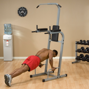 PowerLine Vertical Knee Raise and Dip Station - Home Gym Equipment for Core & Upper Body Workout - Perfect for Strength Training & Fitness Enthusiasts