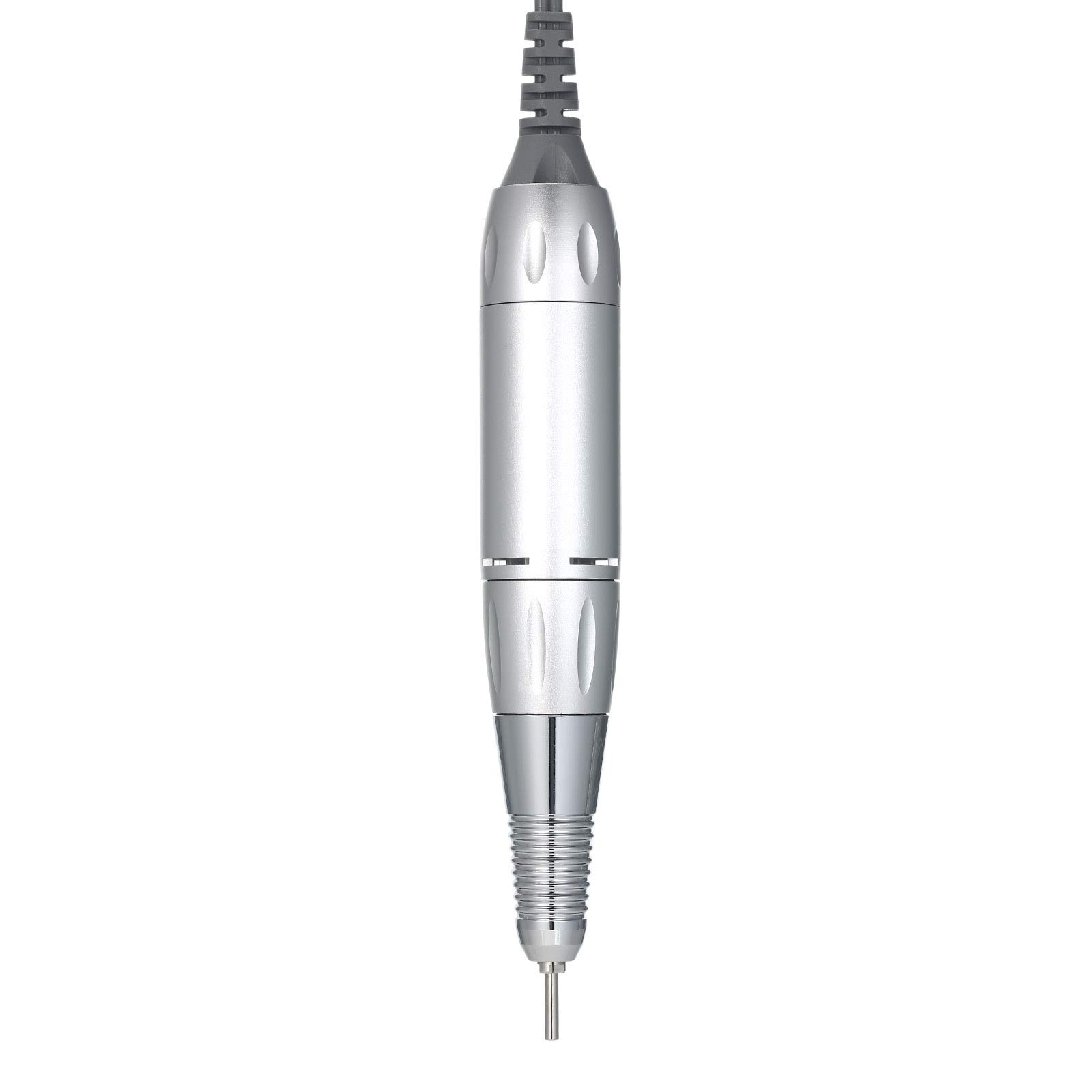 Portable Electric Nail File Pen - Professional Manicure Tool for Nail Polish Removal & Nail Shaping (Silver) | Perfect for Home Use, Salon Professionals & Travel Nail Care - Layfoo