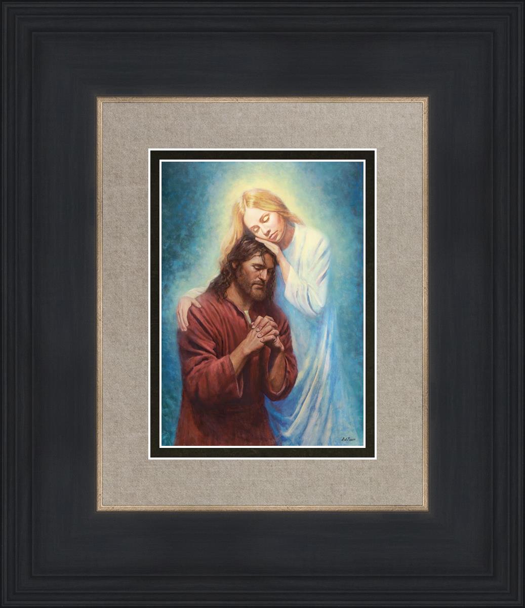 Angel Mother by Del Parson - Beautiful Religious Wall Art for Home Decor - Perfect for Living Room, Bedroom & Church Inspirational Gifts
