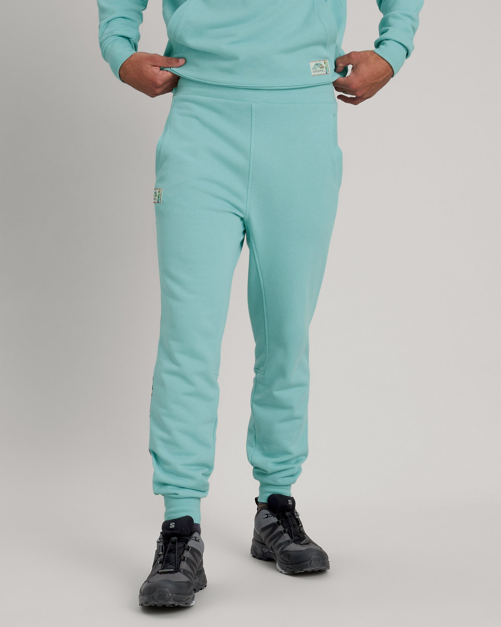 Jason Woodside ANY Time LT Sweats - Unisex Joggers with Splash Design | Comfortable Casual Pants for Men & Women | Perfect for Lounge, Gym, and Streetwear Fashion