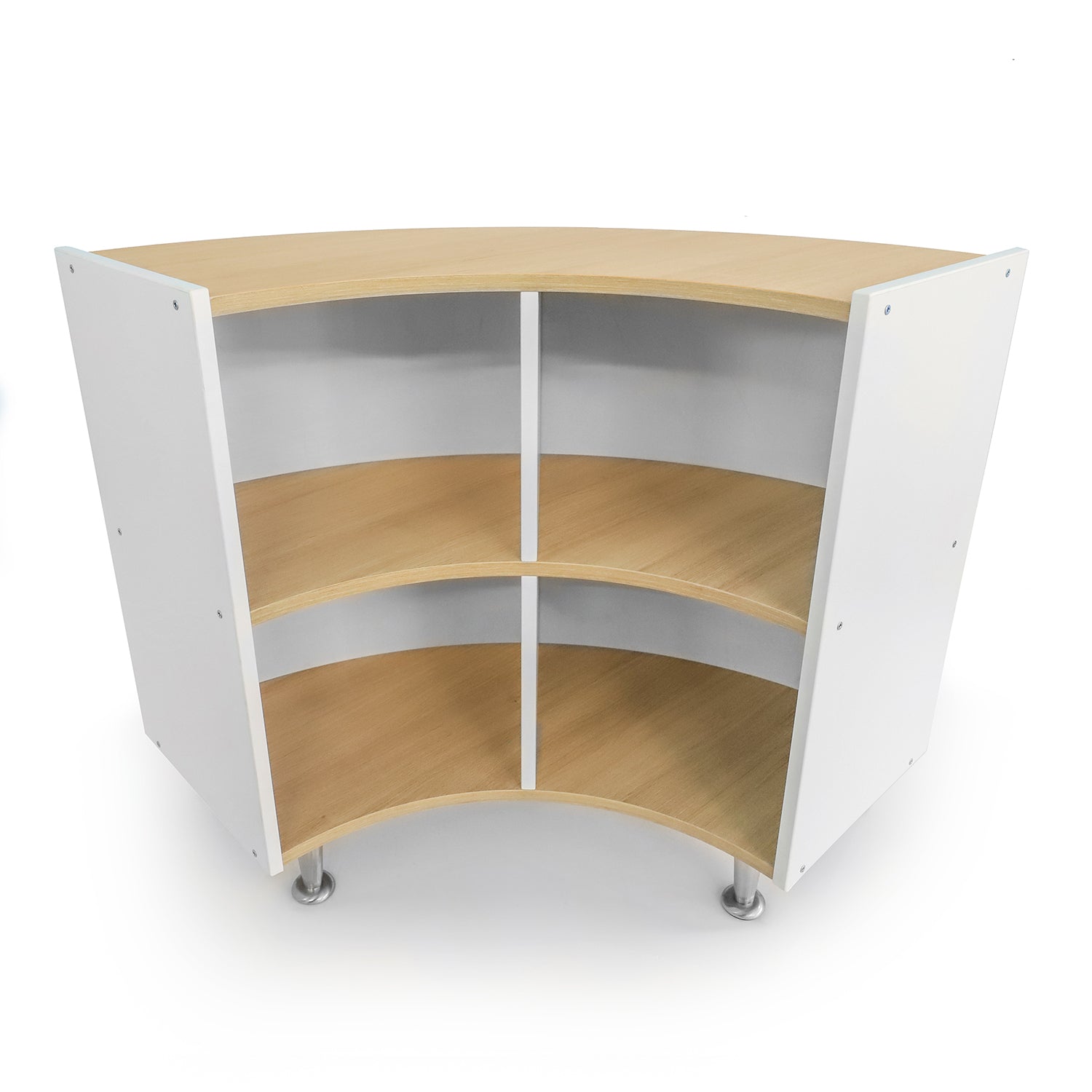 Elevated™ Curve Out Storage Cabinet 33H - Modern Bathroom Vanity with Ample Storage Space, Perfect for Small Bathrooms & Powder Rooms (Model WB1924)