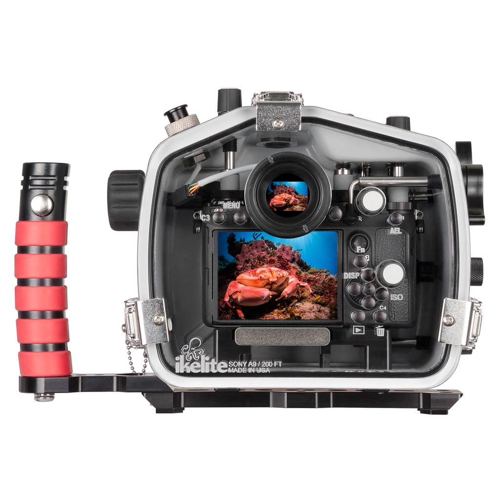 iKelite 200DL Waterproof Housing for Sony Alpha A9 Mirrorless Camera | Underwater Photography Case | Scuba Diving, Snorkeling & Marine Exploration