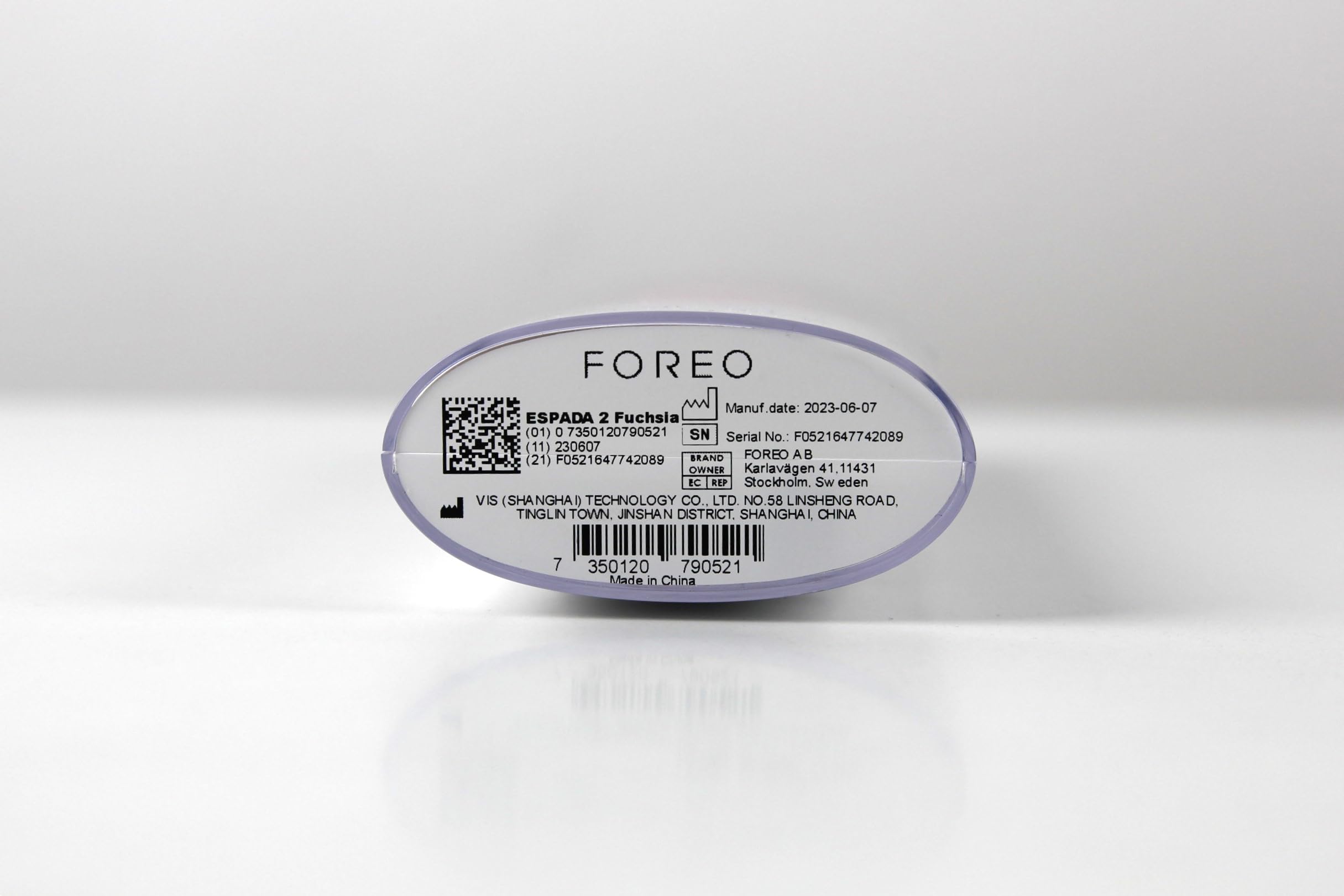 Foreo ESPADA 2 LED Light Therapy Device for Acne Treatment - Medical-Grade Blue Light Therapy for Pimples, Blemishes & Scars - Gentle Silicone Facial Skincare Tool - Perfect for Daily Acne Prevention & Post-Breakout Care