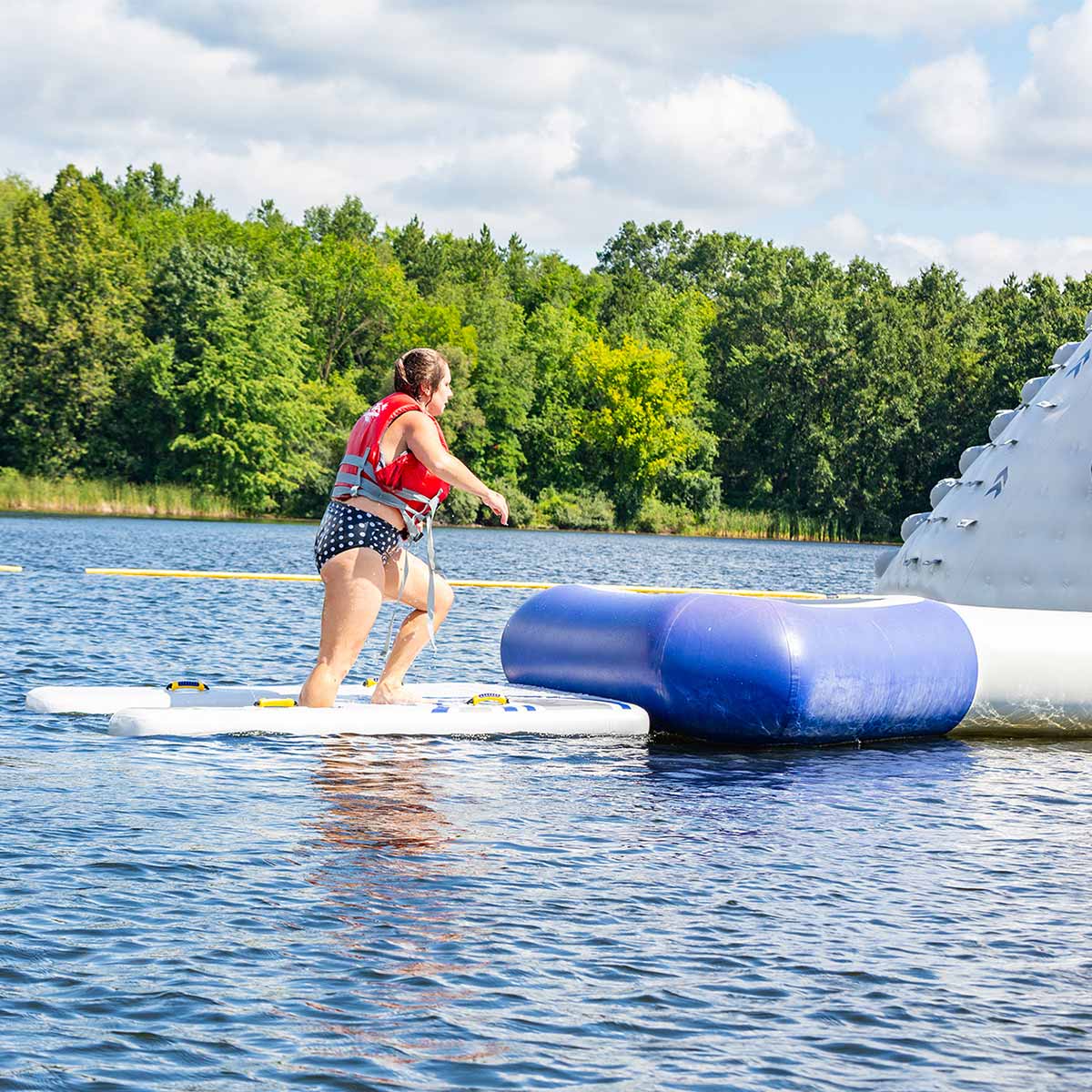 Aquaglide Swimstairs XL - Premium Floating Pool Steps for Easy Entry & Exit - Perfect for Inground Pools, Swim Spas & Water Therapy