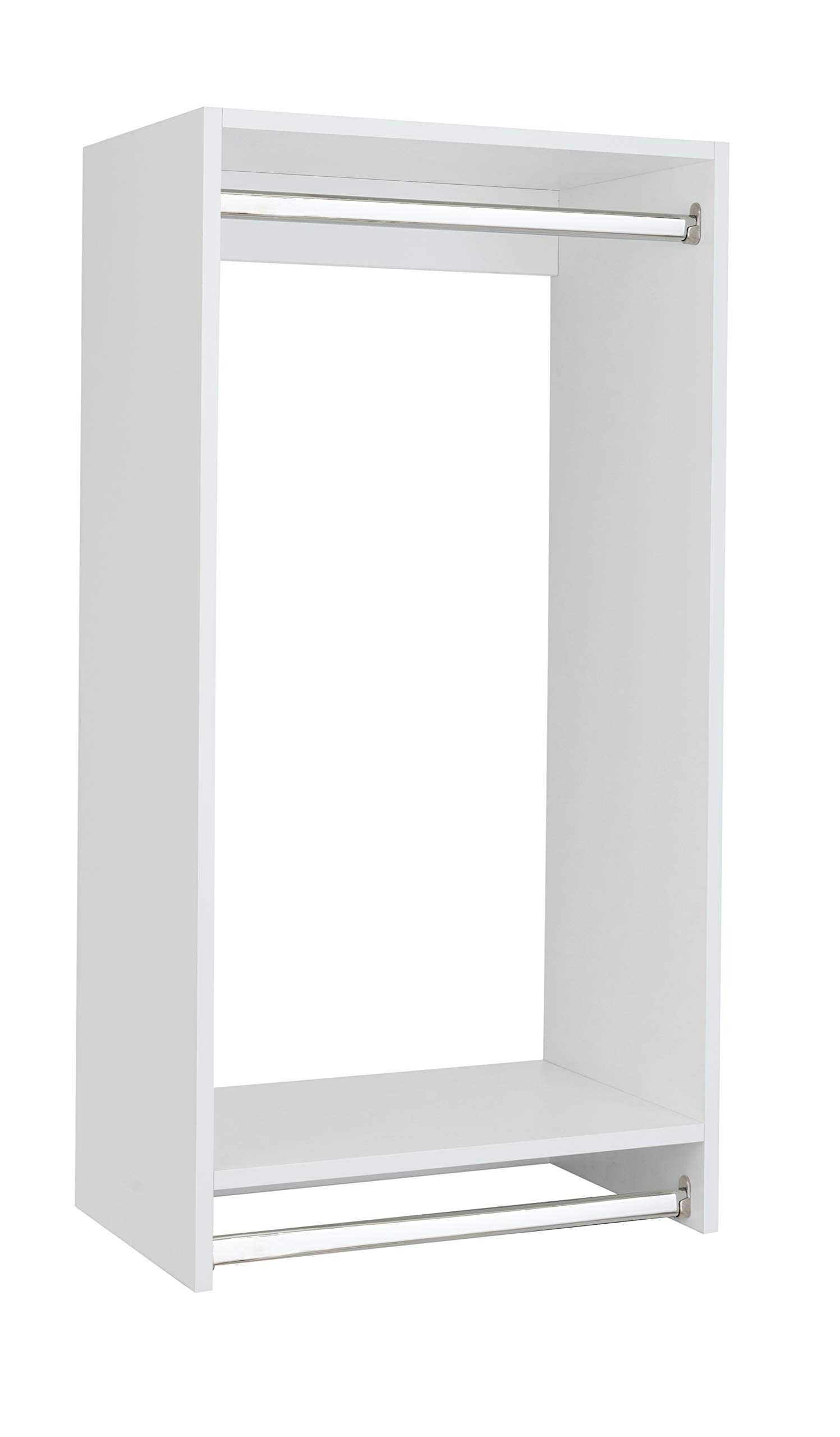 Vista Collection Double Hanging Wood Closet Organizer - 36