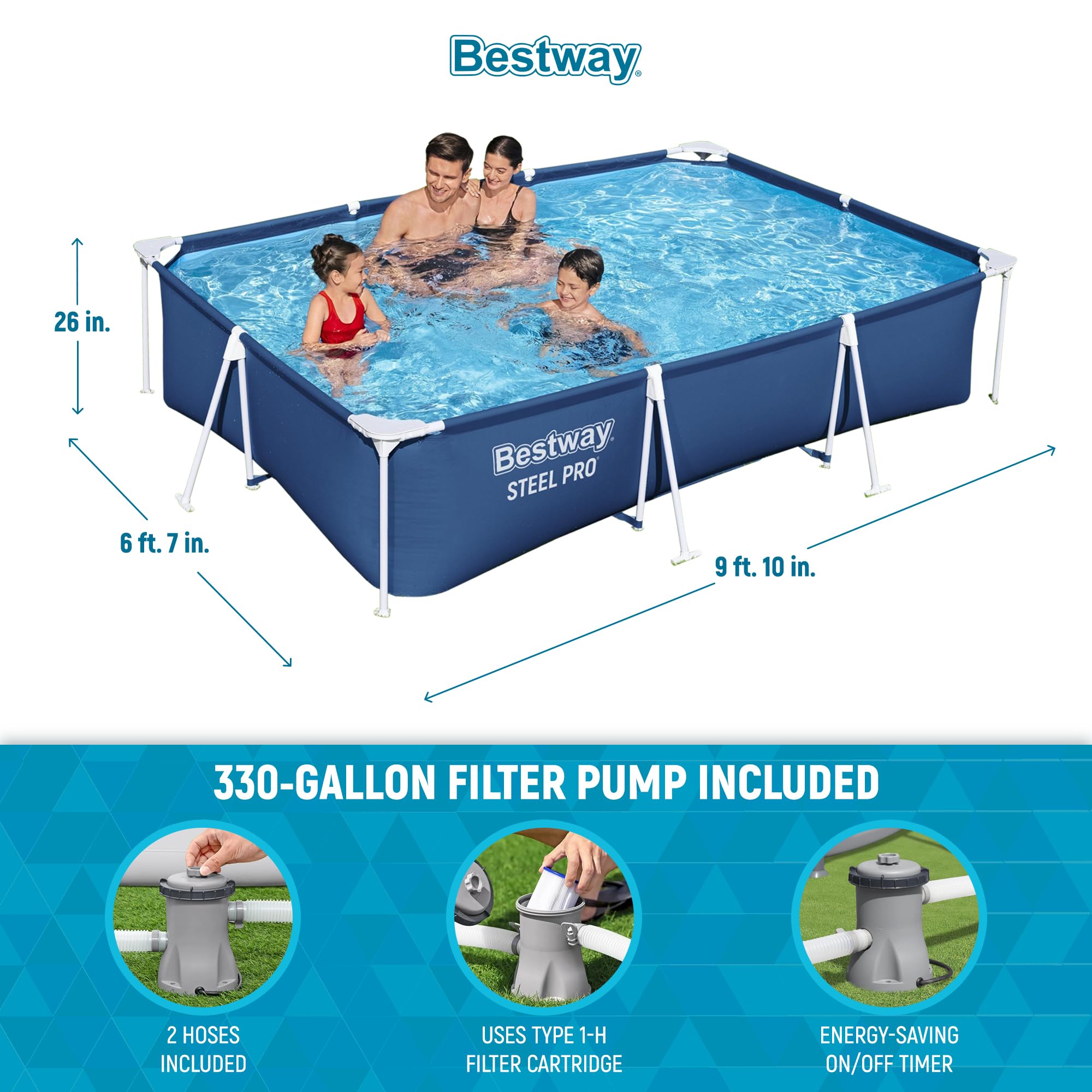 Bestway Steel Pro 9'10