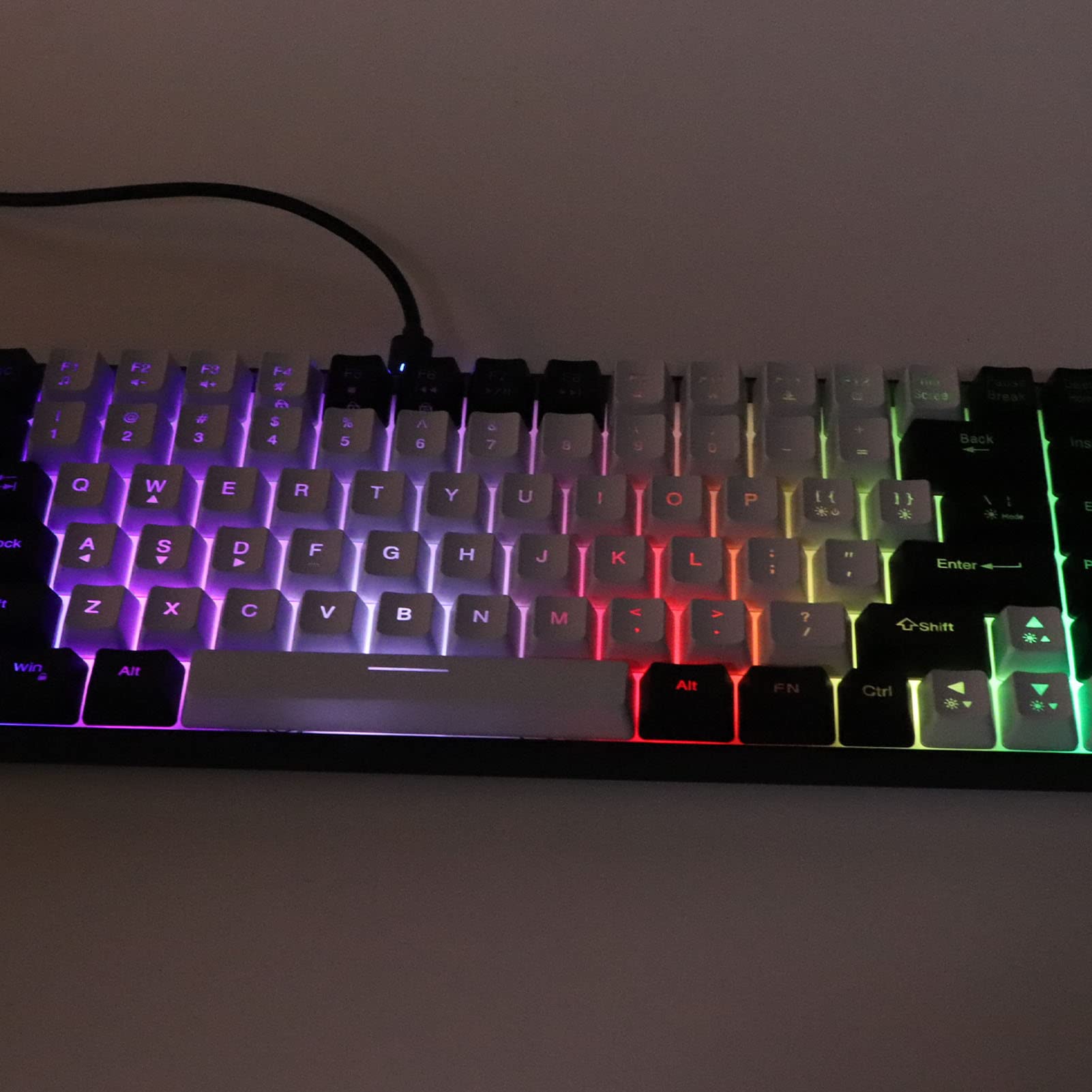 Annadue 84-Key RGB Mechanical Keyboard for Gaming & Office