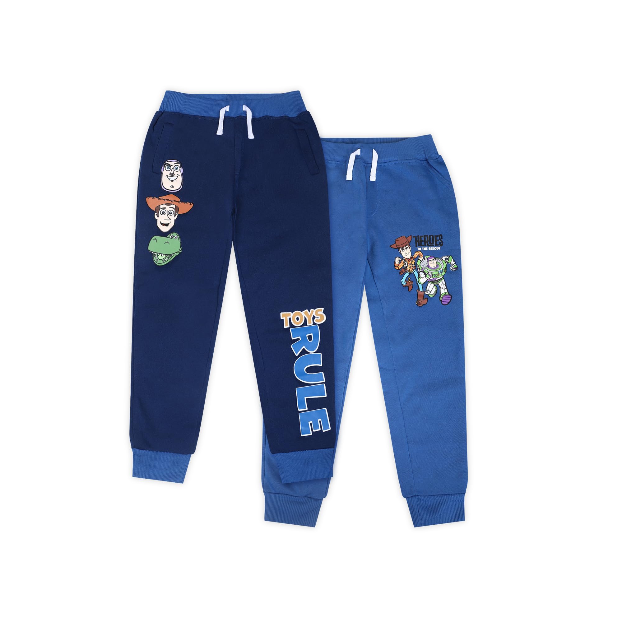 Disney Toy Story 2-Pack Boys' Pants for Toddlers & Kids - Soft Cotton Playwear for School, Playdates & Everyday Adventures