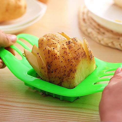 Potato Chipper & Chopper - Stainless Steel French Fry Cutter for Potatoes, Carrots, Onions & Cucumbers | Vegetable Slicer Tool for Healthy Snacks & Meal Prep | Perfect for Salads, Stir-Fries & Party Platters