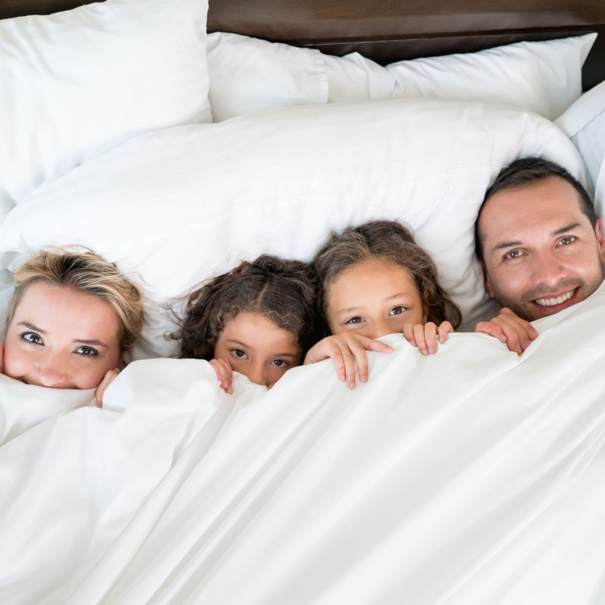 Breathable & Cooling 4-Piece Twin XL Linen Sheet Set - Soft Polycotton Blend Bed Sheets in Dark Grey - Perfect for Hot Sleepers & Summer Nights