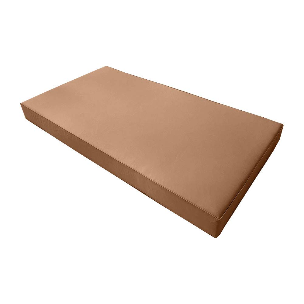 Prolinemax Style2 5-Piece Outdoor Daybed Mattress Cushion Set with Bolster Pillows - Crib Size AD104 - Perfect for Patio, Poolside, and Garden Lounging