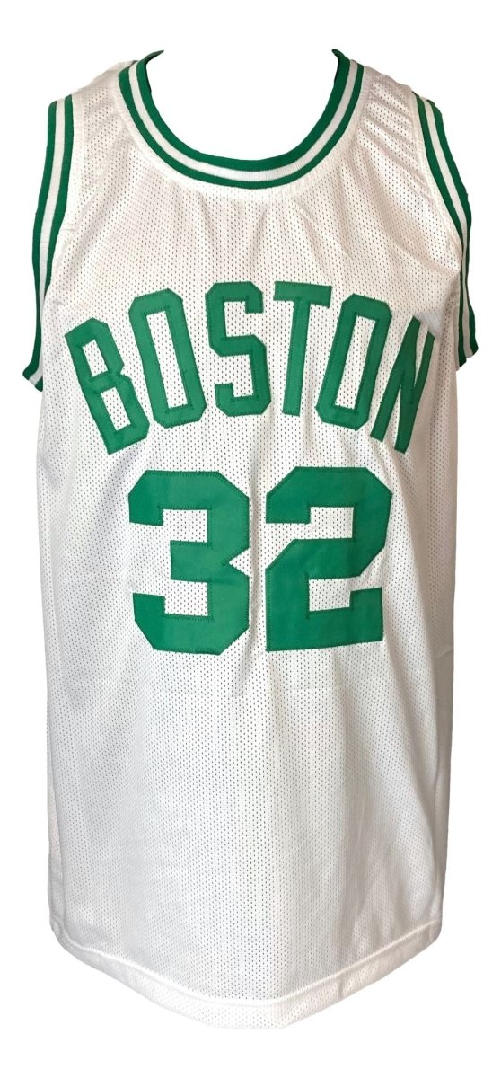 Kevin McHale Boston Celtics Autographed White Basketball Jersey - Mounted Memories Certified - Perfect for NBA Memorabilia Collectors and Celtics Fans - Great for Display in Man Caves, Sports Bars, and Game Rooms
