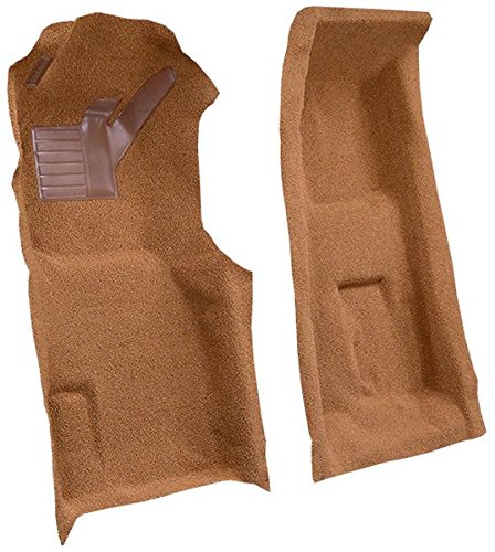 1971-1975 Chevrolet Corvette 4-Speed Loop Carpet Set - Premium 80/20 Ivy Gold Automotive Floor Mats for Passenger Area | Perfect for Restoration Projects & Classic Car Enthusiasts