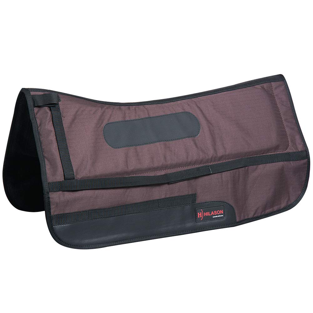 HILASON Western Saddle Pad 32x32 Inches - Comfortable & Durable Horse Riding Pad for Trail, Ranch & Show - Perfect for English & Western Riders