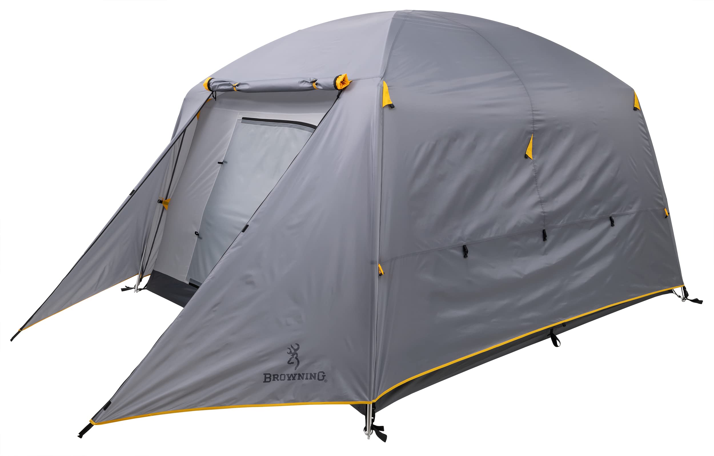 Browning Camping Glacier 4-Person Tent - Waterproof, Lightweight & Spacious for Family Camping, Hiking & Outdoor Adventures
