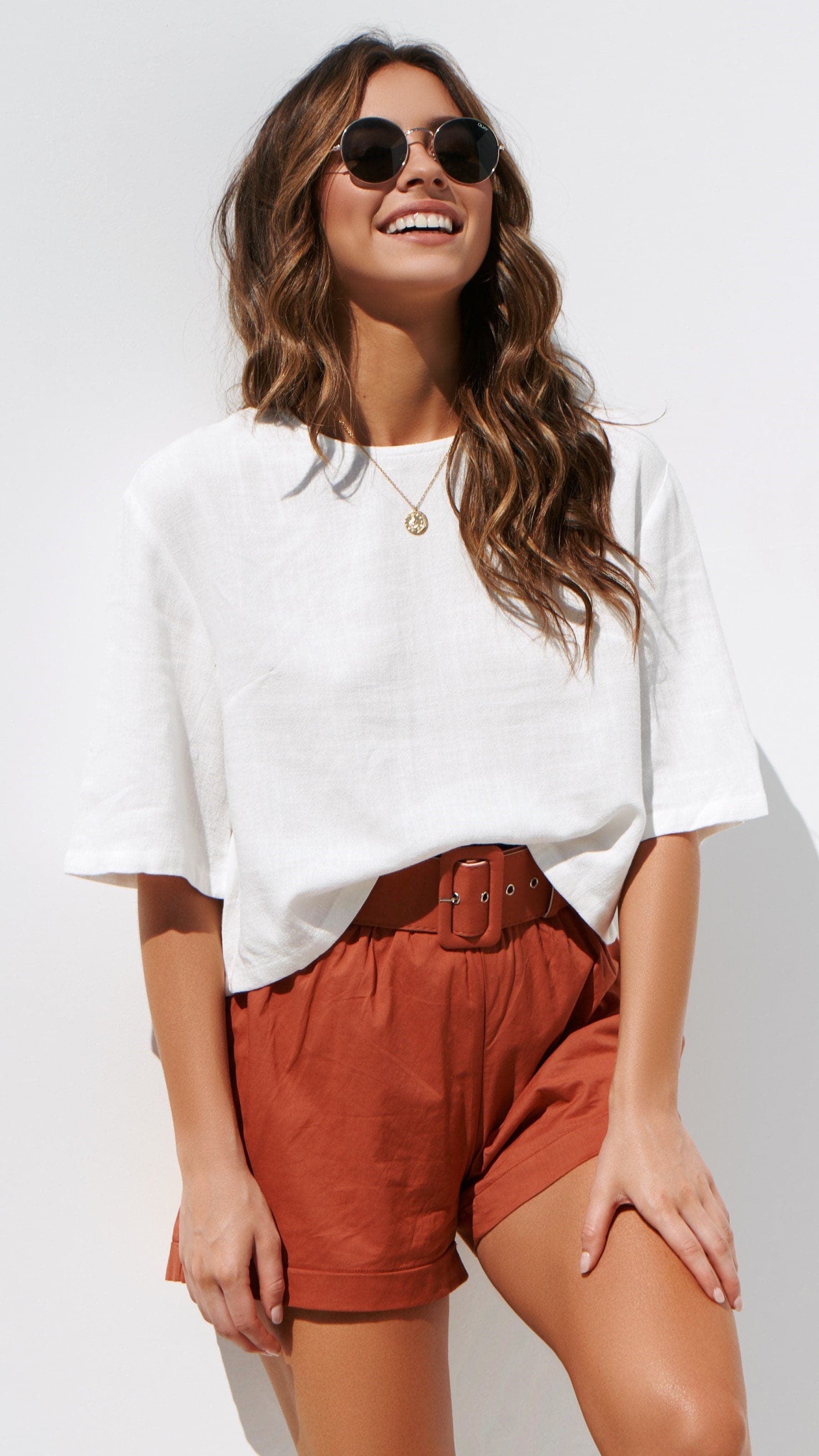 Charlotte Top for Women - Elegant White Blouse for Casual & Office Wear | Perfect for Summer Outfits & Business Attire