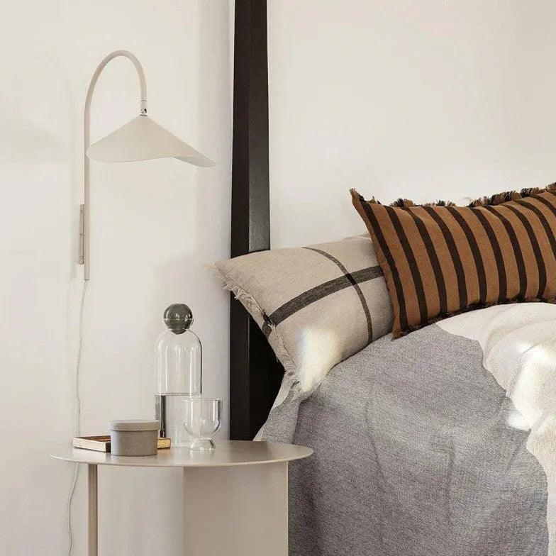 Rotating Bedside Plug-in Wall Lamp with USB Port - Perfect for Night Reading and Bedroom Decor