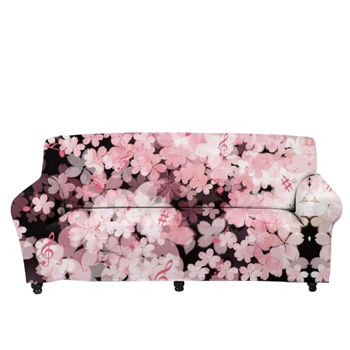 Pink Cherry Blossom Music Note
