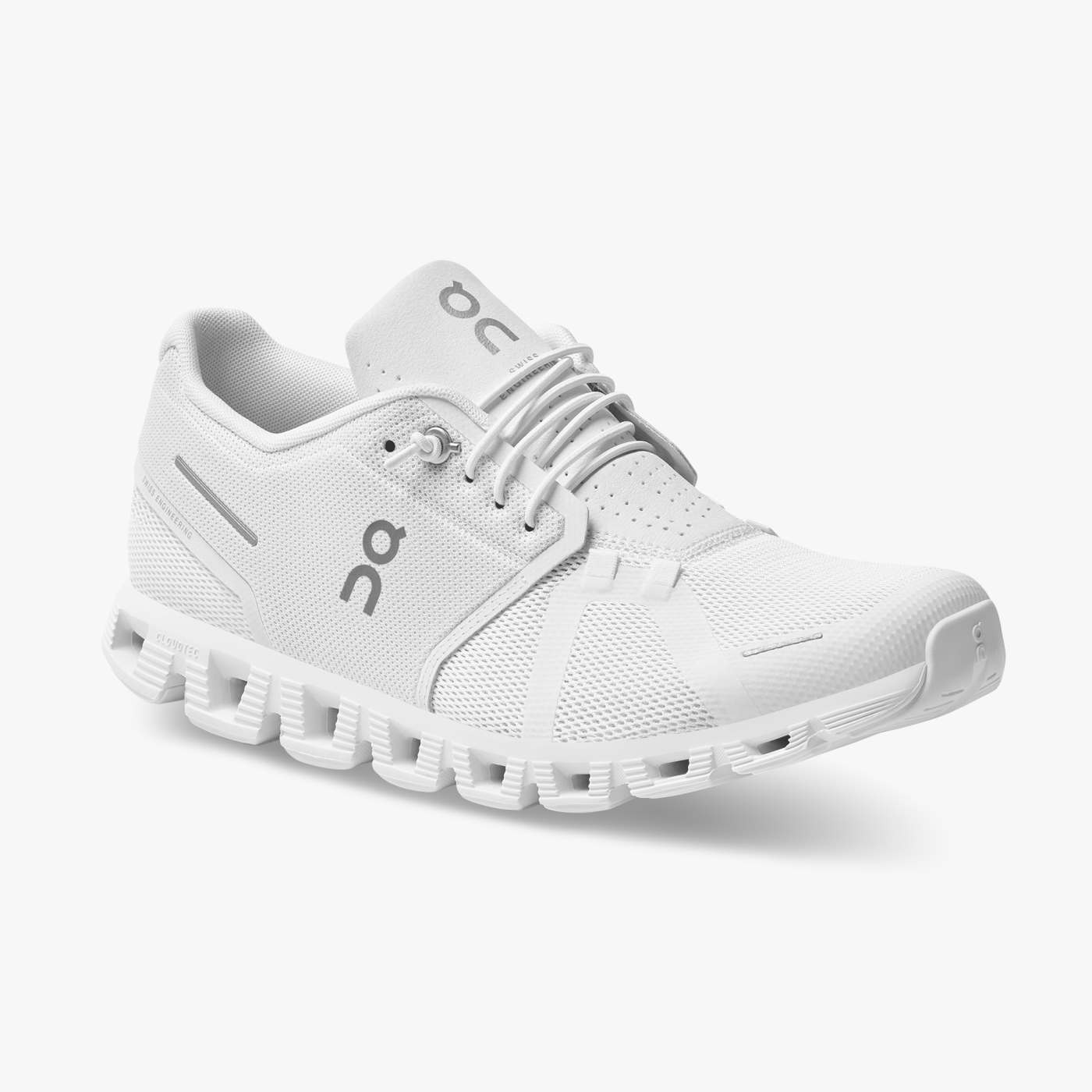 On Running Men's Cloud 5 Running Shoes - All White | Lightweight & Breathable for Road Running, Jogging & Gym Workouts
