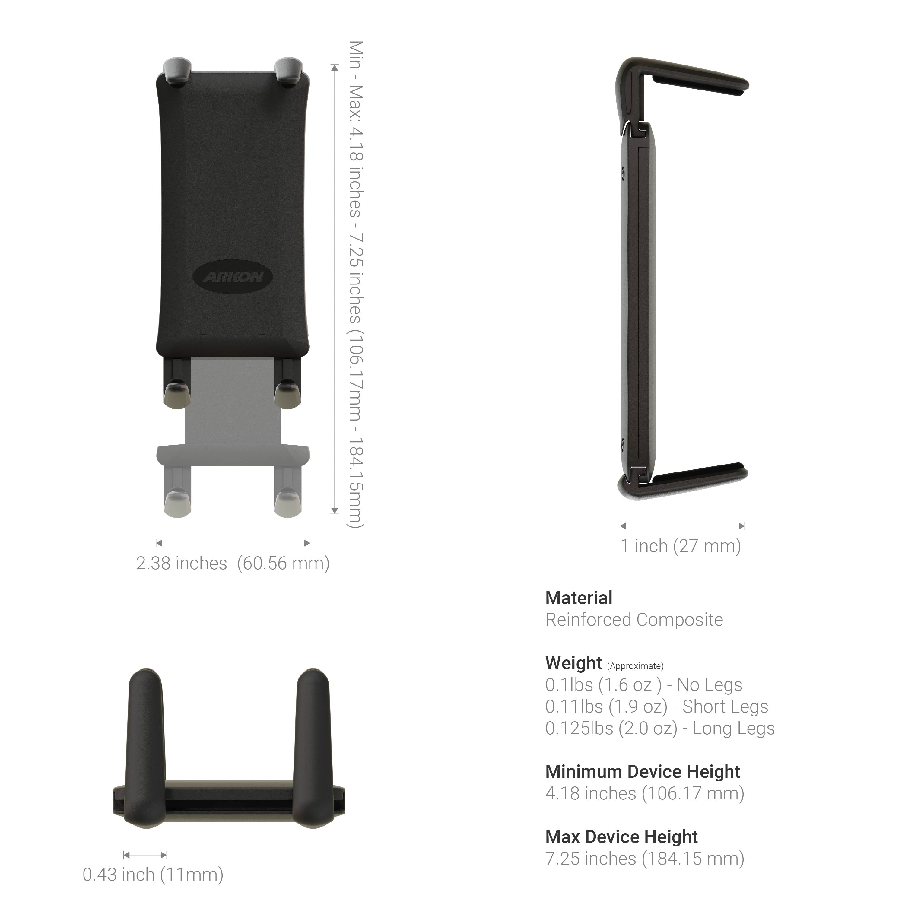 Slim Grip® Ultra Headrest Car Mount Holder for iPhone 14/13/12, Samsung Galaxy S23/S22, iPad & More - Universal Phone Stand for Road Trips, Backseat Entertainment & Hands-Free Navigation