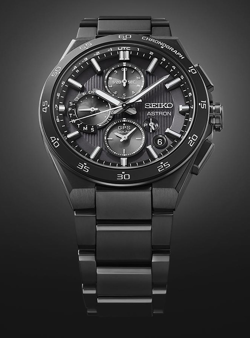 SEIKO ASTRON NEXTER 'DEEP NIGHT' 5X GPS Solar Chronograph Watch for Men - SBXC155 / SSH155 - Japanese Made JDM - Perfect for Business, Travel & Luxury Collectors