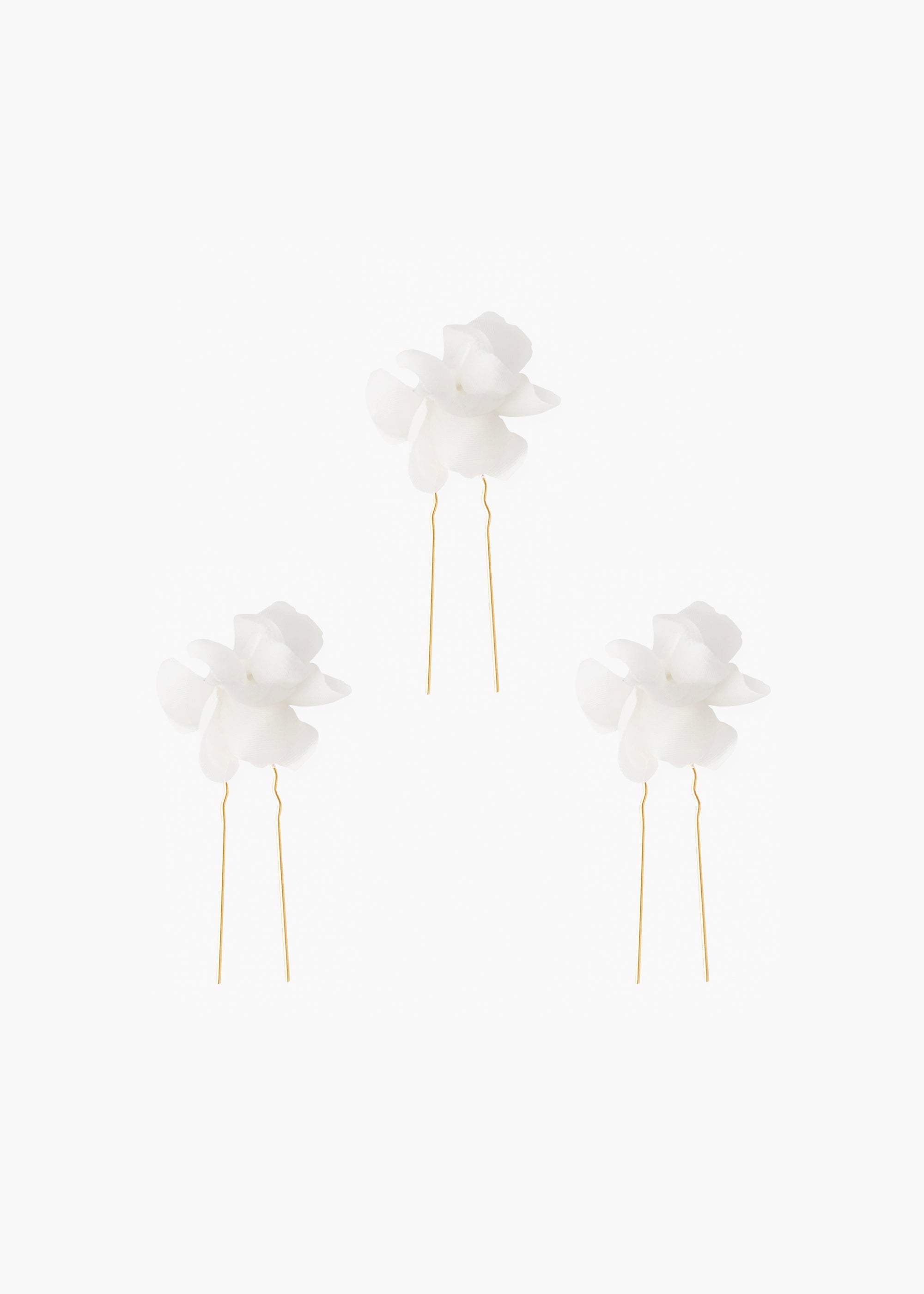 Elegant Small Jardinia Hairpins in Cream - Perfect for Bridal Hairstyles, Updos, and Everyday Hair Accessories