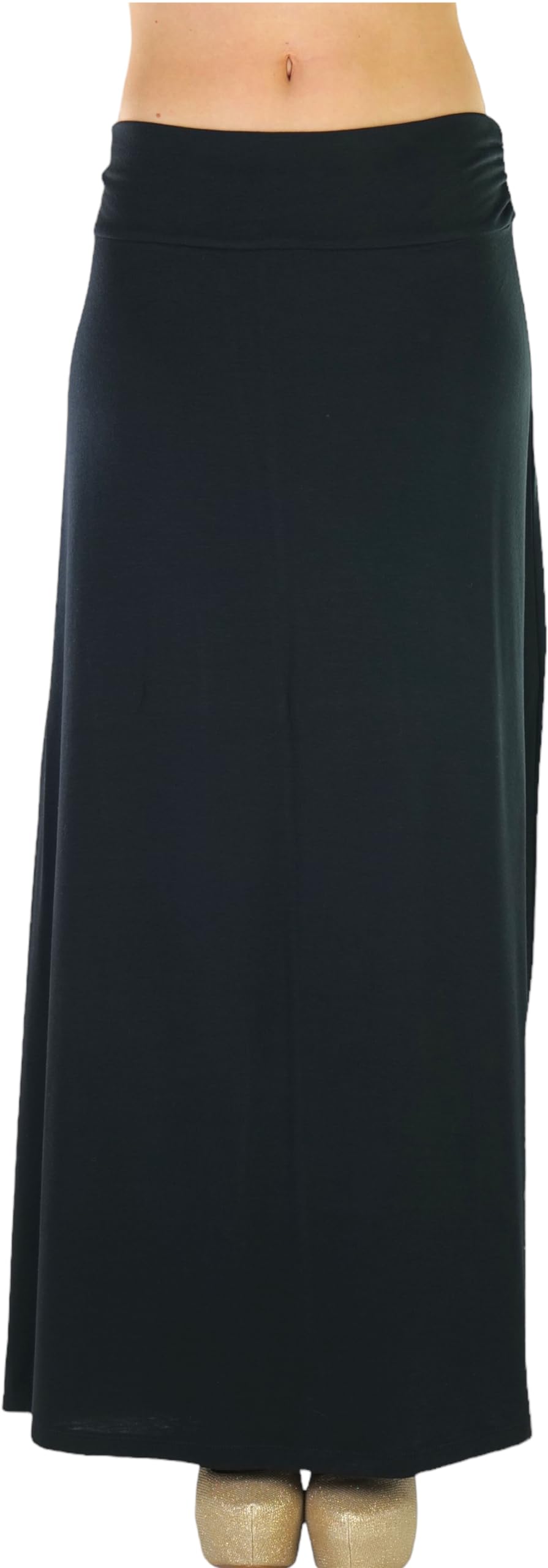 Stylish Women's Premium Rayon-Blend Relaxed Fit Maxi Skirt - Comfortable Boho Flowy Long Skirt for Summer, Beach, Vacations & Casual Outings