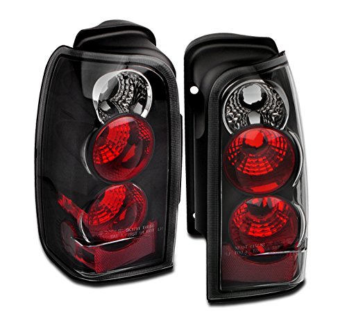 Black Tail Brake Lights Rear Lamps for 1996-2002 Toyota 4Runner SUV - Waterproof LED Brake Lights for Enhanced Safety & Night Driving
