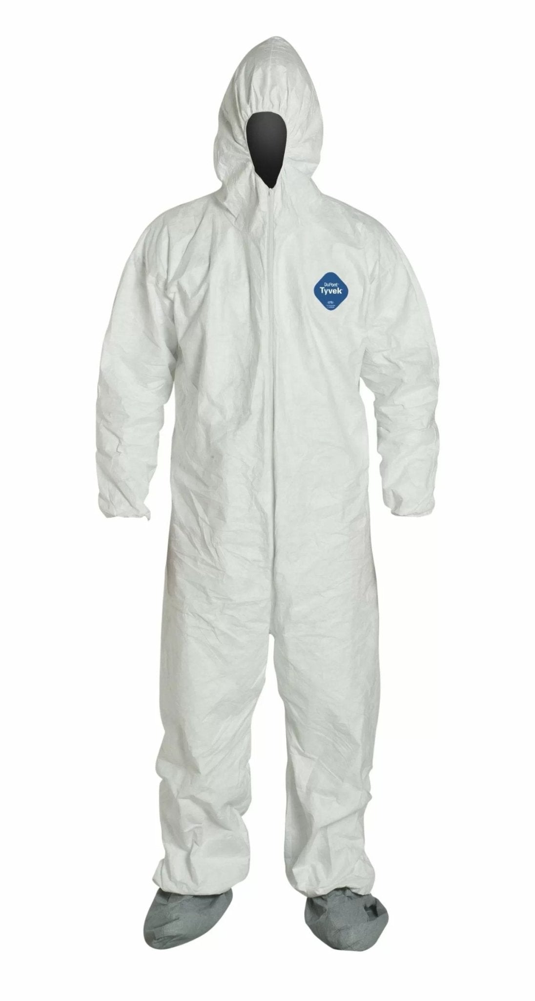 DuPont™ Tyvek® Disposable Coveralls with Hood - Protective Workwear for Construction, Painting & Hazardous Environments | OSHA Compliant Safety Gear