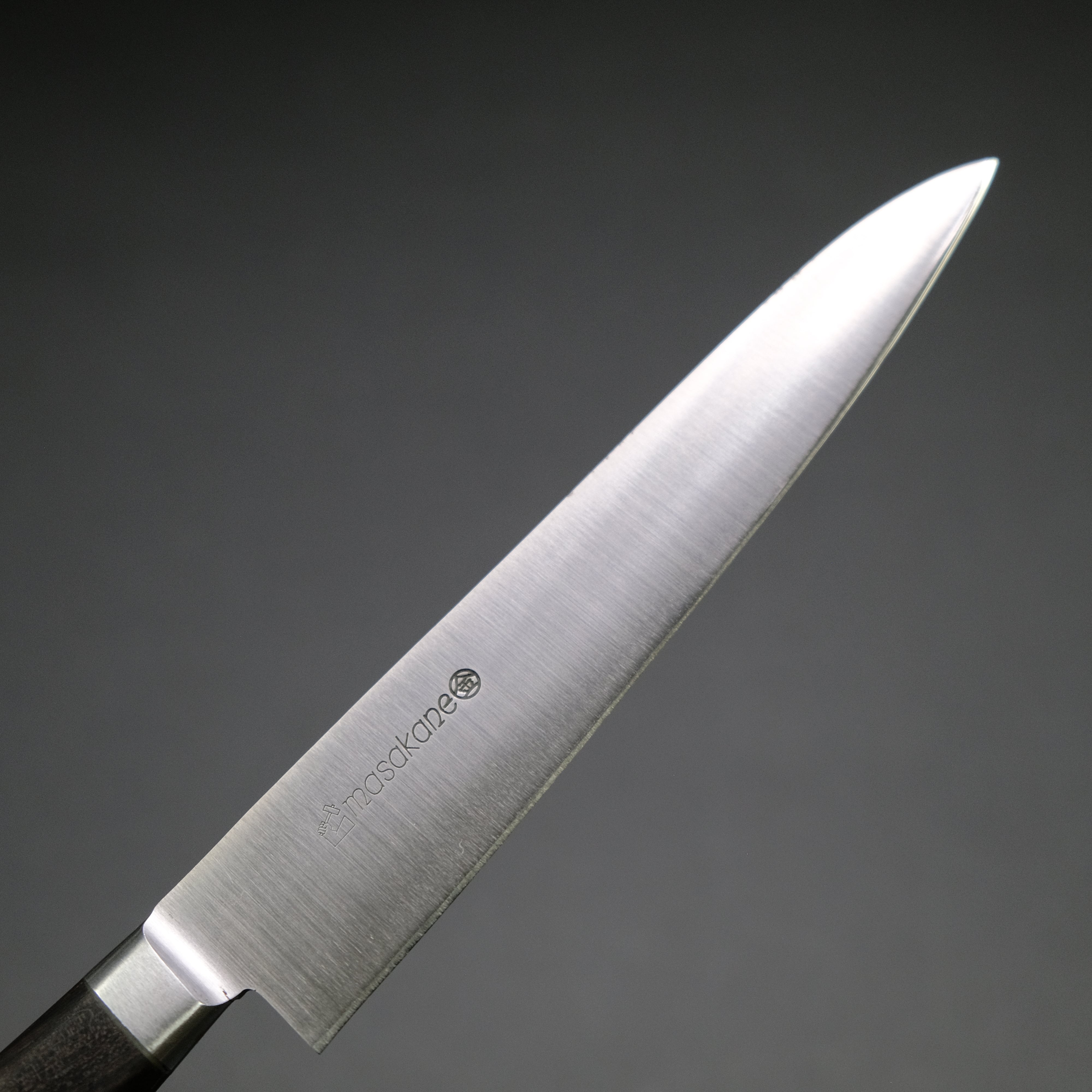 Masakane Vintage SK Petty Knife 150mm - High Carbon Steel Blade with Ebony Wood Handle - Perfect for Home Cooking, Sushi Preparation & Professional Chefs
