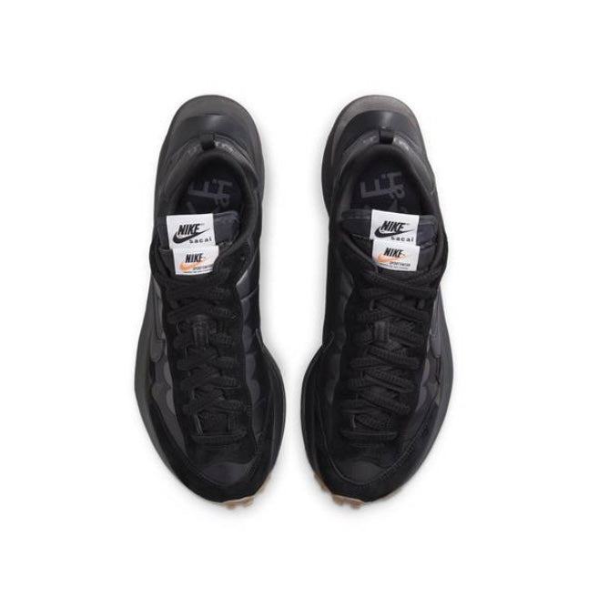 Sacai x Nike Vaporwaffle Black Sail Gum Sneakers - Men's/Women's Fashion Running Shoes for Casual Wear & Street Style
