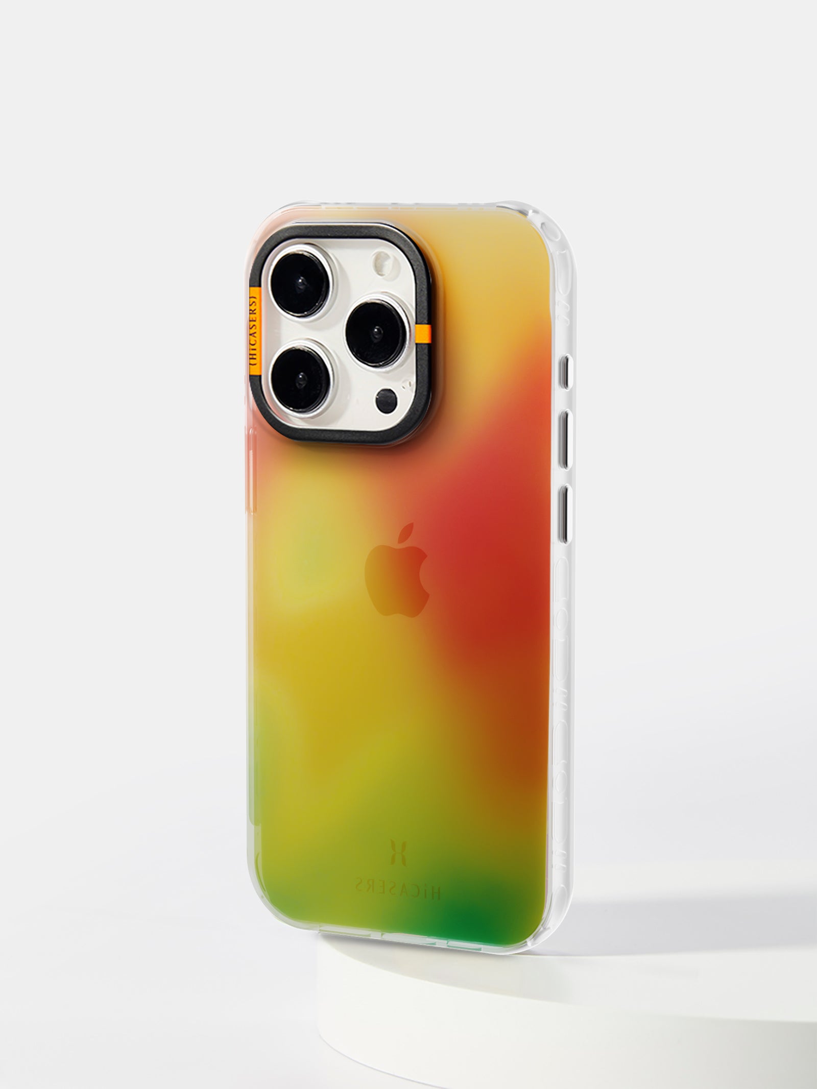 Sky Gradient Iridescent Phone Case - Orange & Green Holographic Cover for iPhone & Samsung | Trendy Protective Case for Everyday Use & Special Occasions