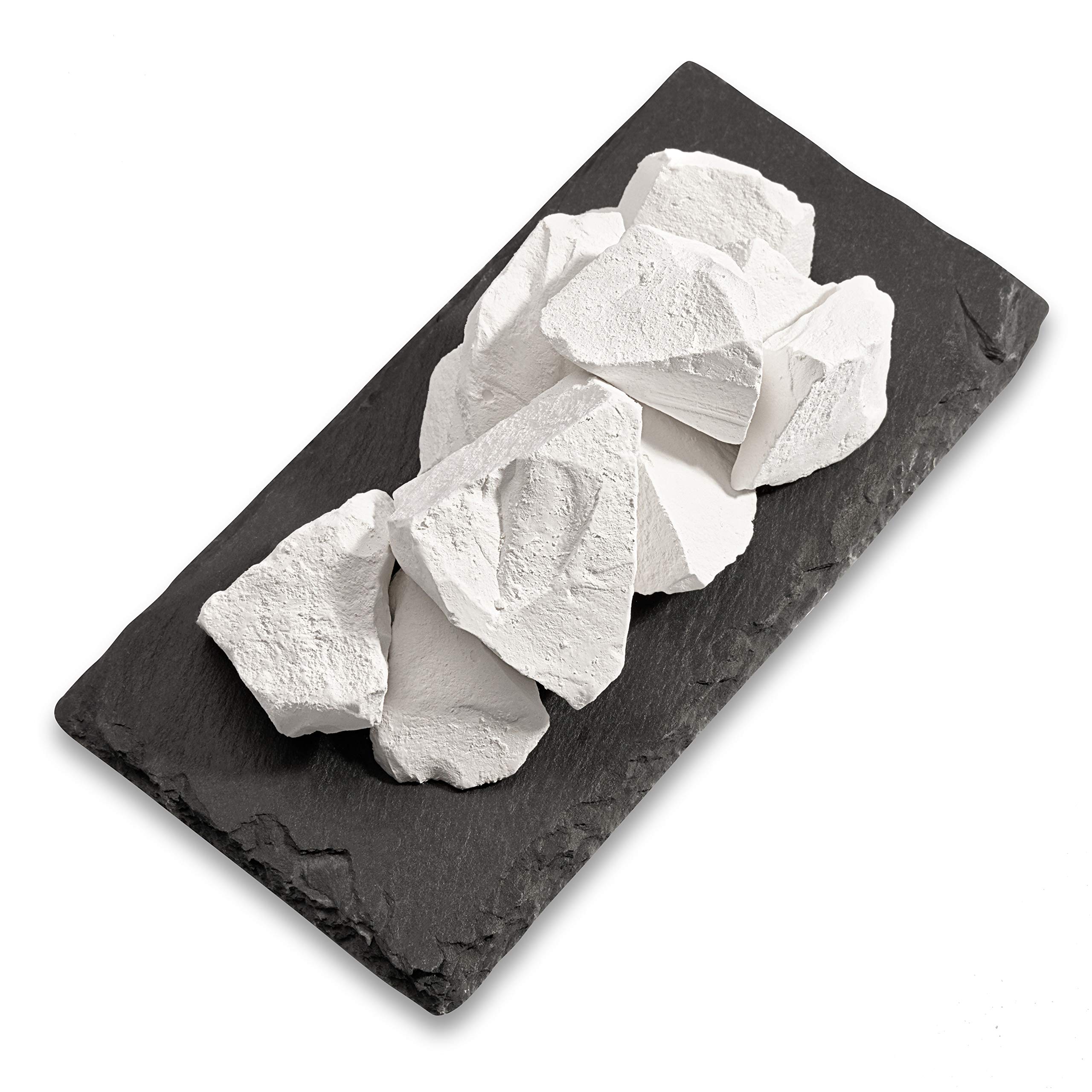 Organic Edible Chalk for Bone Strength - Natural Crunchy Russian Chalk Chunks - Zero Additives, No Impurities - White 7oz (200g) - Perfect for Pregnancy Cravings, Calcium Supplement & Unique Snacking Experience