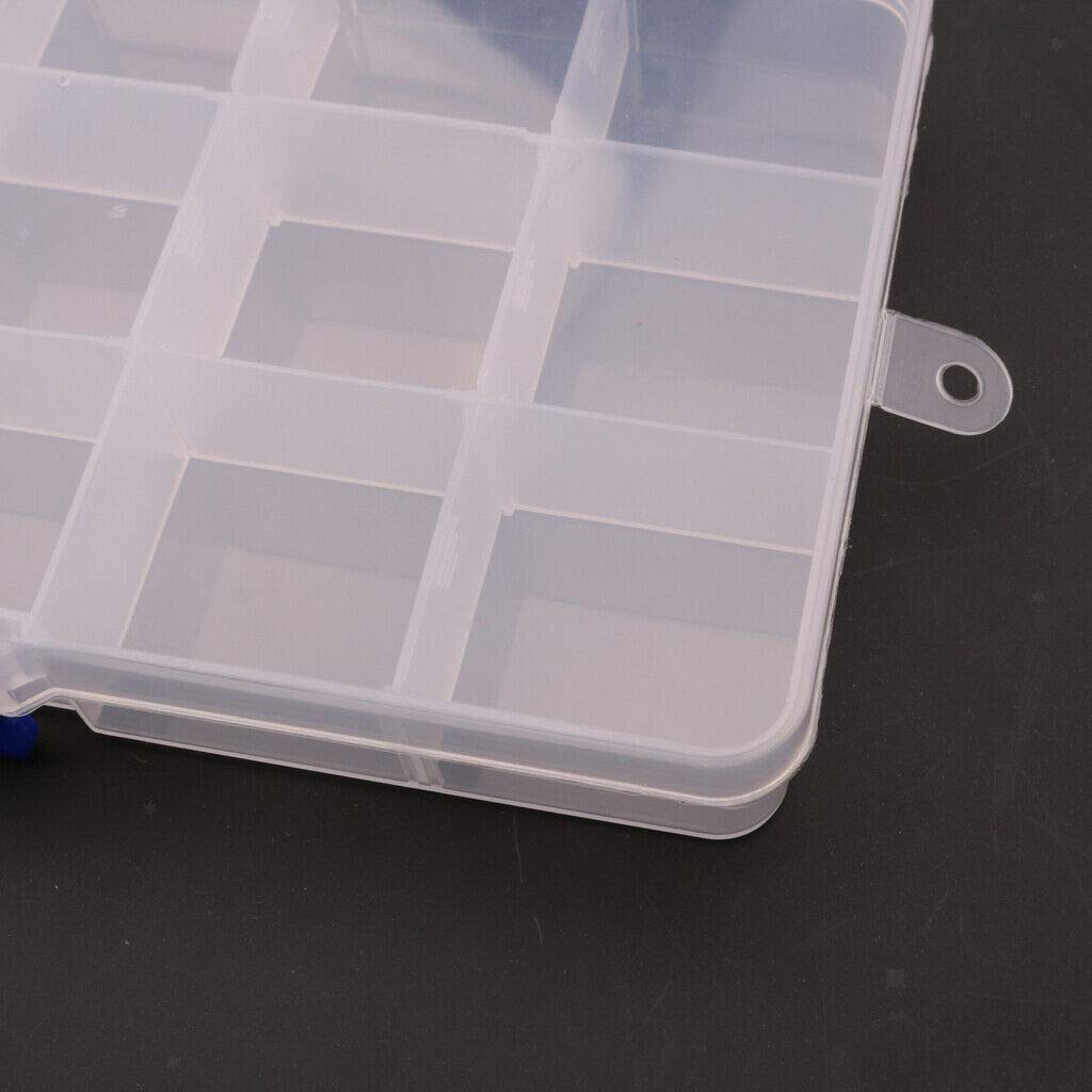15 Grids Guitar Finger Picks Set with Clear Storage Case - Perfect for Guitar Accessories Organization & Travel Use