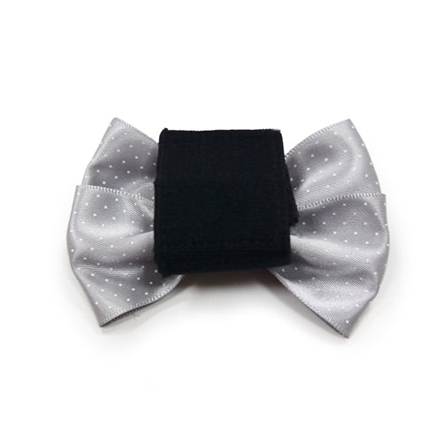 EasyBOW Gentleman 10 Gray - Premium Men's Bow Tie for Weddings, Parties & Formal Events