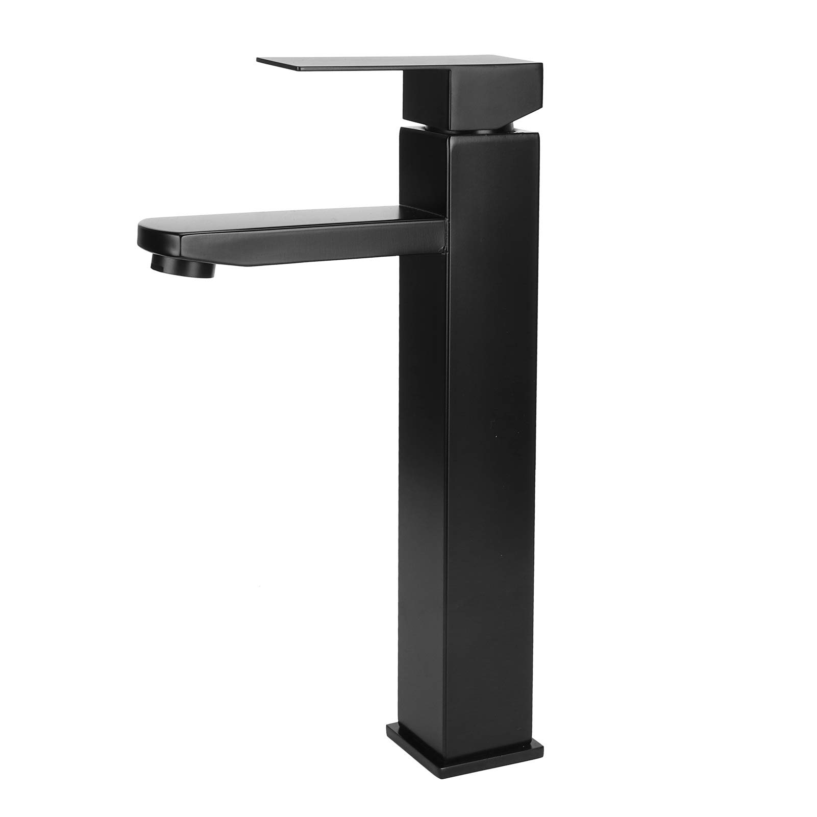 Premium 304 Stainless Steel Single-Handle Matte Black Kitchen Sink Faucet with 360° Rotating Nozzle - High Hardness Water Tap for Bar Sinks, Laundry Tables & Bathroom Vanities | Perfect for Modern Homes, Restaurants & Commercial Spaces