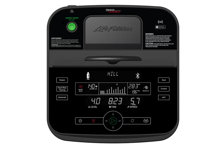 Life Fitness C1 Lifecycle Upright Exercise Bike - Commercial Grade Indoor Cycling Bike for Home & Gym Use - Perfect for Cardio Workouts & Weight Loss Training
