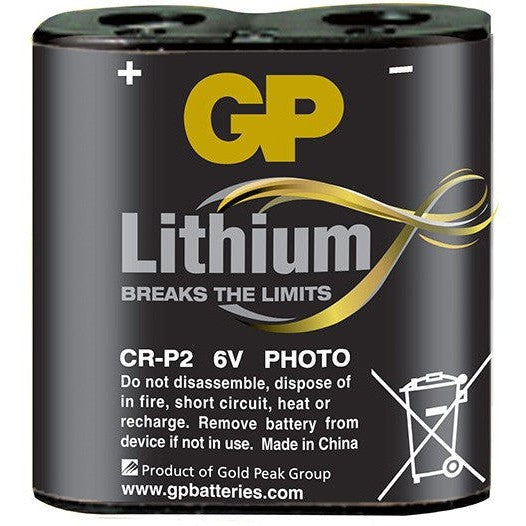 GP CRP2 Lithium Battery 1 Pack - Long-Lasting Power for Cameras, Flashlights & Electronics - Replacement for CR2 Batteries