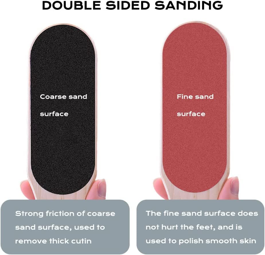 2-Pack Soft Exfoliating Foam Bath Sponges for Adults & Kids - Gentle Body Scrubber with Wooden Foot File - Perfect for Shower, Spa & Daily Skin Cleansing Routine