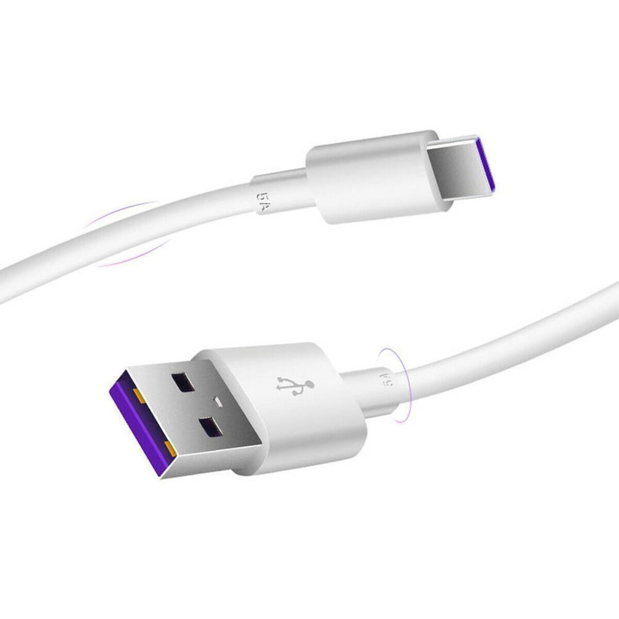 Fast Charging USB C Cable for Samsung Galaxy A14/A14 5G/A15/A15 5G - 5A High-Speed Charger Cord (2 Pack, 1m) - Perfect for Home, Office & Travel Charging