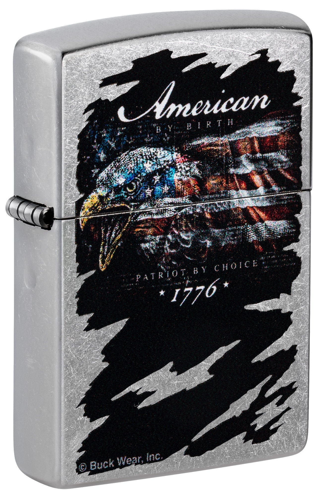 Buck Wear Inc. Eagle Flag - Patriotic American Flag Apparel & Accessories for Outdoor Enthusiasts | Perfect for Camping, Hiking, and 4th of July Celebrations