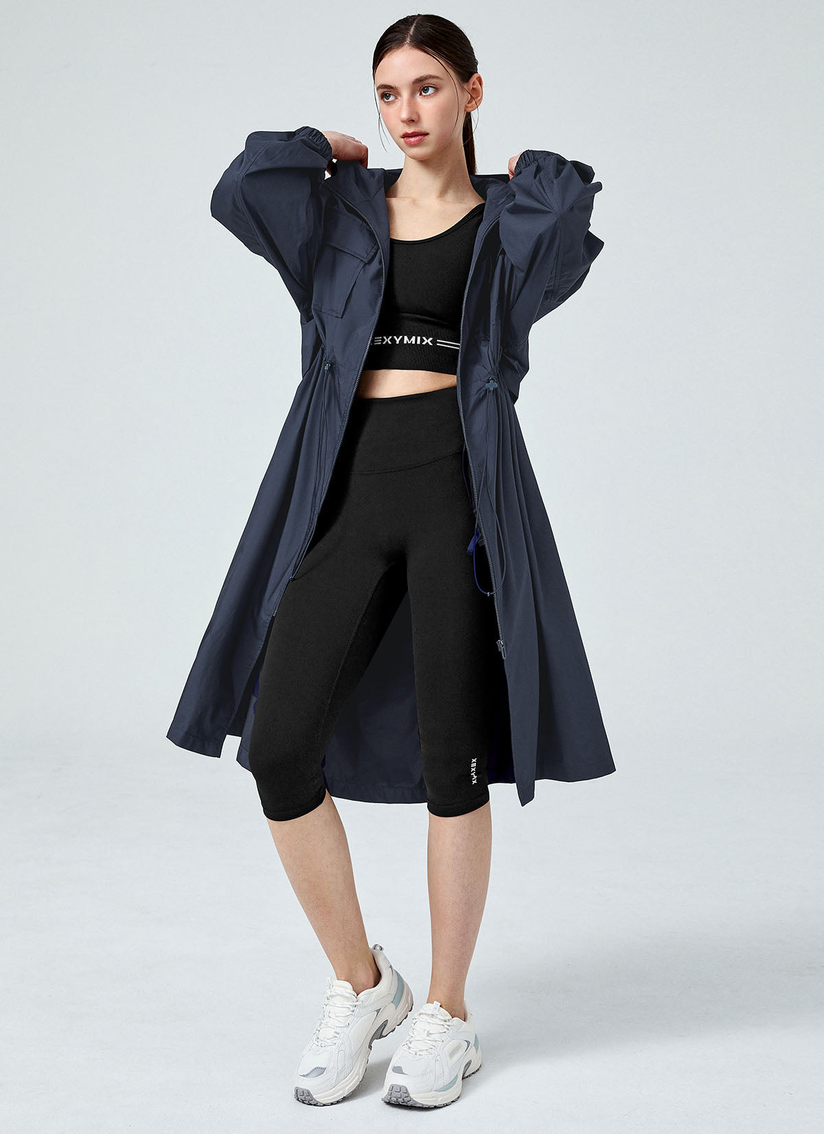 Breathable Essential Maxi Hooded Long Jacket for Women - Perfect for Outdoor Hiking, Travel & Casual Wear