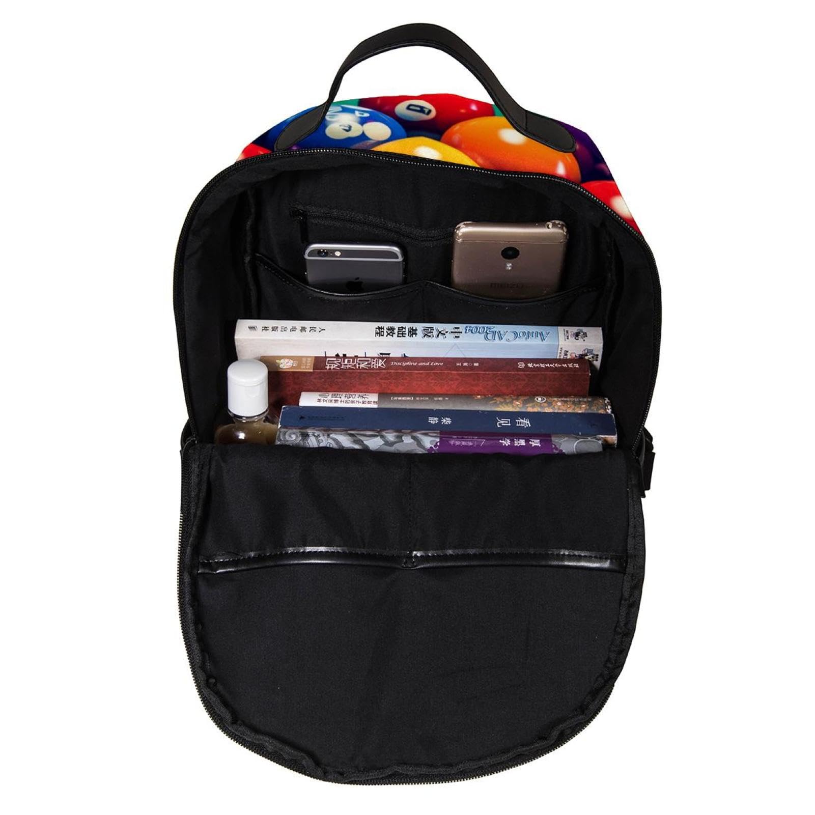 Stylish Travel Backpack for Women & Men - Durable Carry-On Backpack for Billiards, Business Trips & Outdoor Adventures