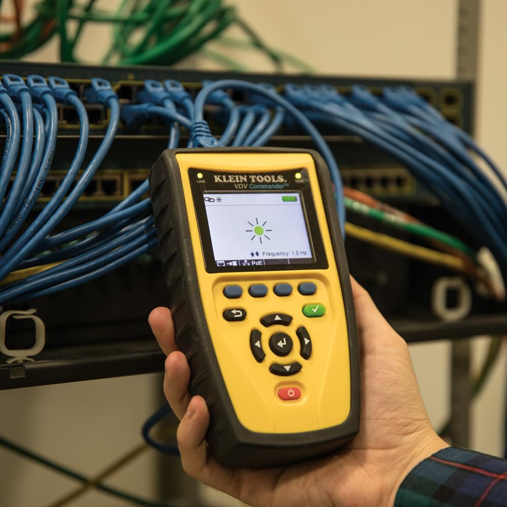 Klein Tools VDV770-834 Network Tester Remote Kit - Test, Map & Identify 8 Locations Simultaneously | Commander Test-n-Map for Network Cable Testing | Ideal for IT Professionals & Network Installations