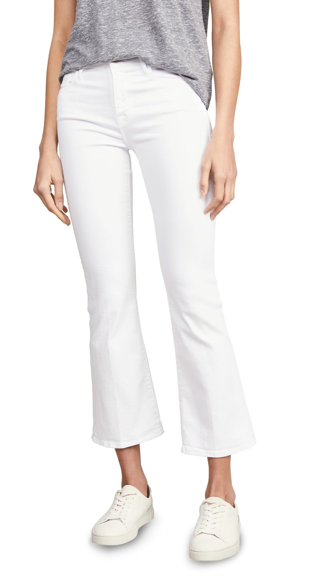 FRAME Women's Le Crop Mini Boot Cut Jeans - High Waist Stretch Denim Pants for Casual & Night Out | Perfect for Date Night, Office Wear & Weekend Style
